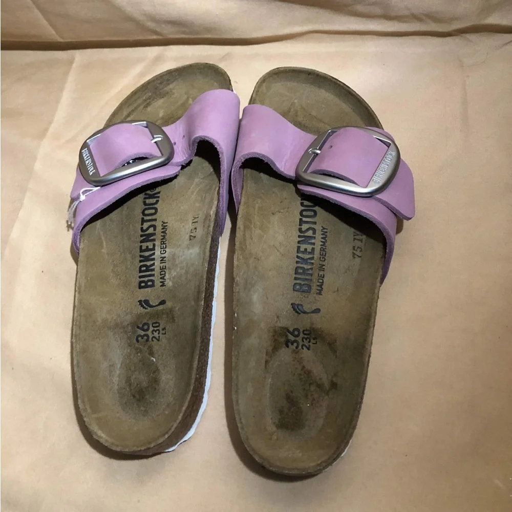 Birkenstock Madrid Big Buckle Silver